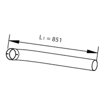 Tuyau d'échappement DINEX