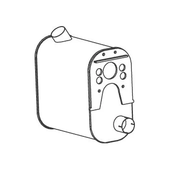 Silencieux central DINEX