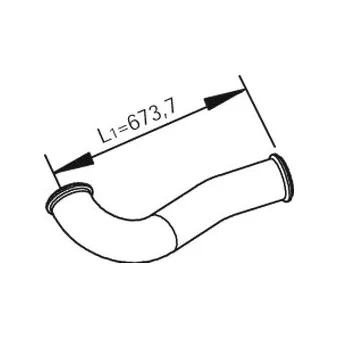 Tuyau d'échappement DINEX