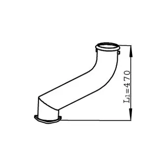 Tuyau d'échappement DINEX