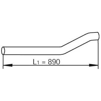 Tuyau d'échappement DINEX