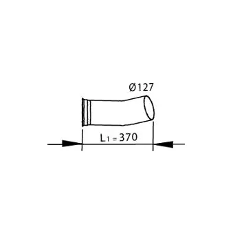 Tuyau d'échappement DINEX