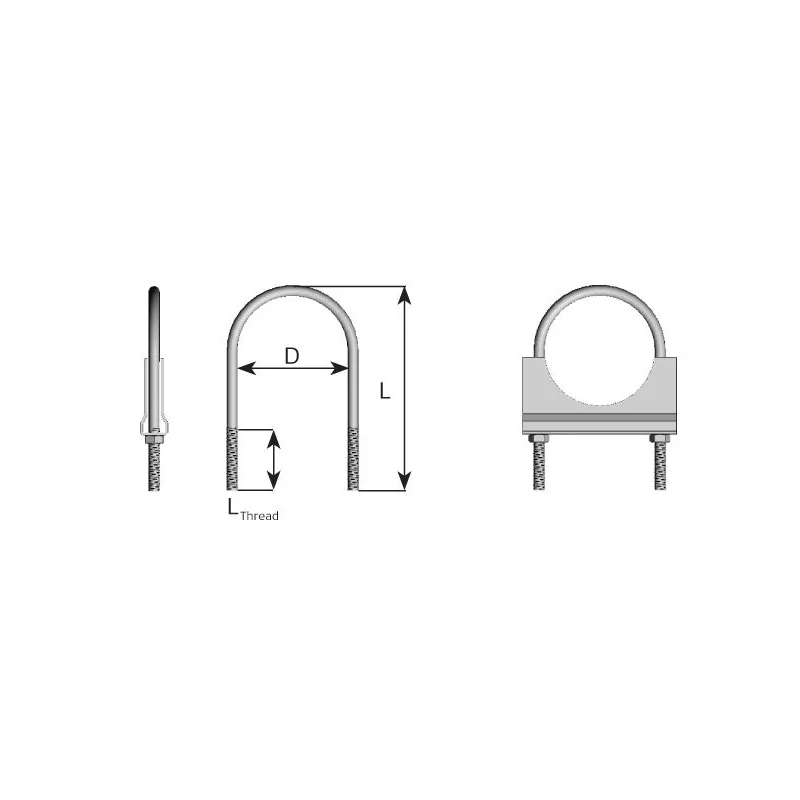 Clip de retenue, système d'échappement DINEX 90130