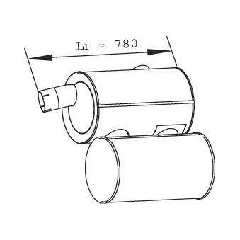 Silencieux central DINEX