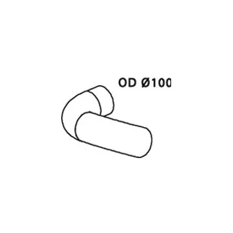 Tuyau d'échappement DINEX