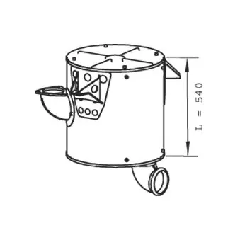 Silencieux intermédiaire DINEX