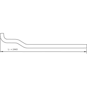 Tuyau d'échappement DINEX
