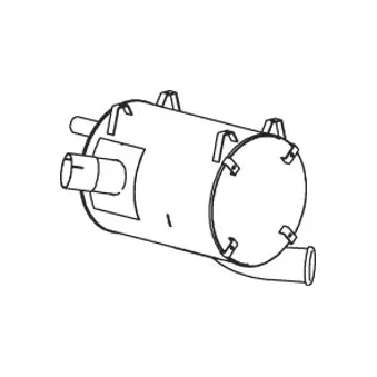 Silencieux arrière DINEX