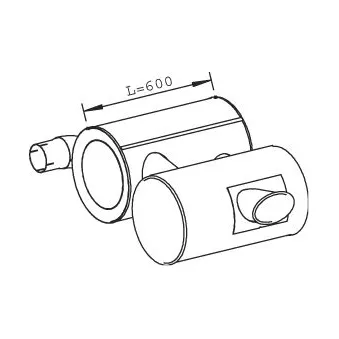 Silencieux arrière DINEX