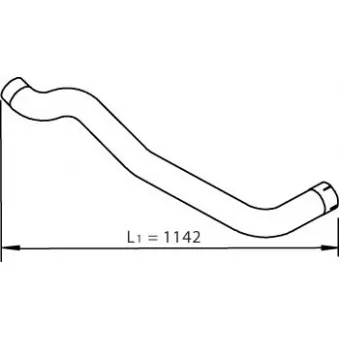 collecteur d'échappement DINEX 47682