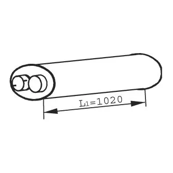 Silencieux central DINEX