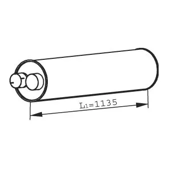 Silencieux central DINEX