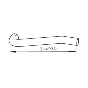 Tuyau d'échappement DINEX