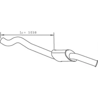 Silencieux arrière DINEX