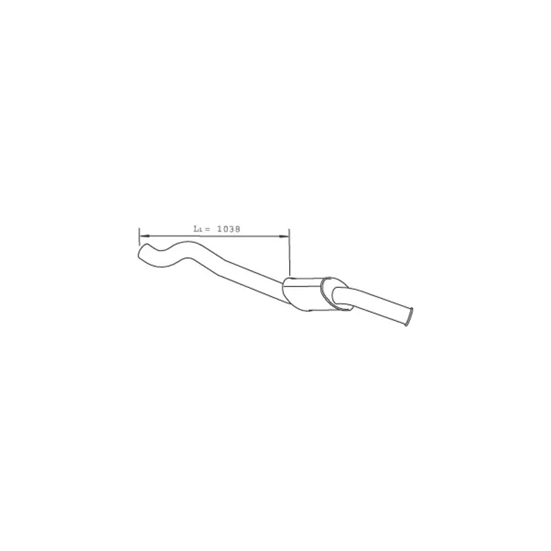 Silencieux arrière DINEX 47696