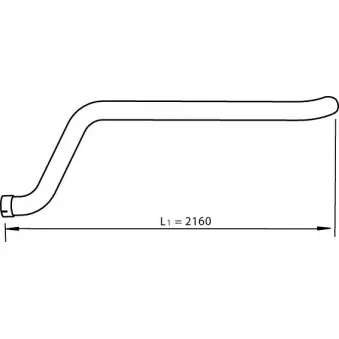 Tuyau d'échappement DINEX