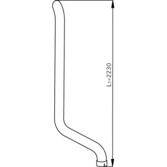 Tuyau d'échappement DINEX
