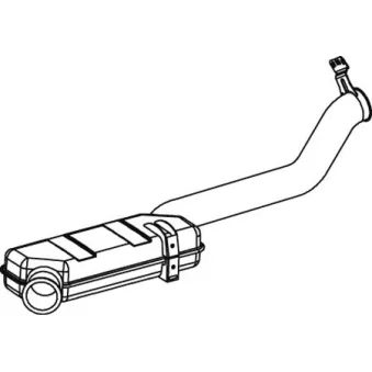 Silencieux arrière DINEX