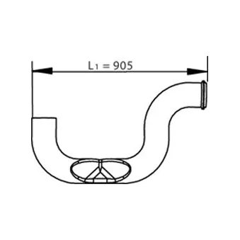 Tuyau d'échappement DINEX