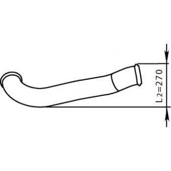 Tuyau d'échappement DINEX