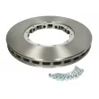 Jeu de 2 disques de frein arrière SBP 02-DA001 - Visuel 1