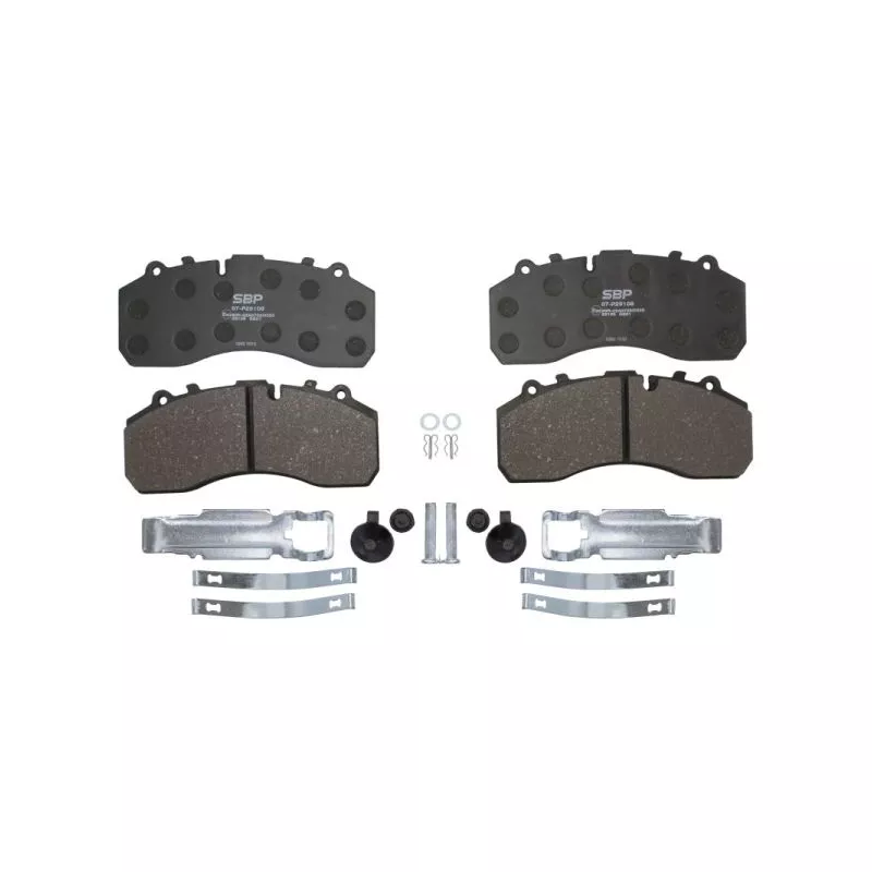 Jeu de 4 plaquettes de frein SBP 07-P29108