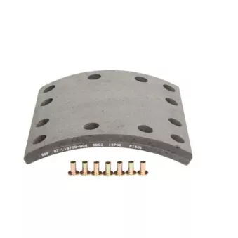 Kit de garnitures de frein, frein à tambour SBP 07-L19708-N00