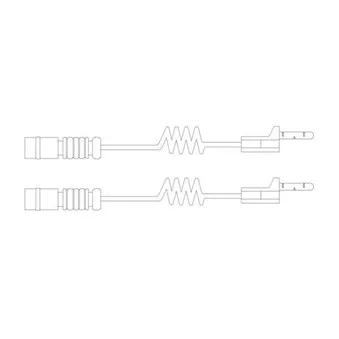 Kit de contact avertisseur, usure des plaquettes de freins DELPHI