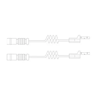 Kit de contact avertisseur, usure des plaquettes de freins DELPHI