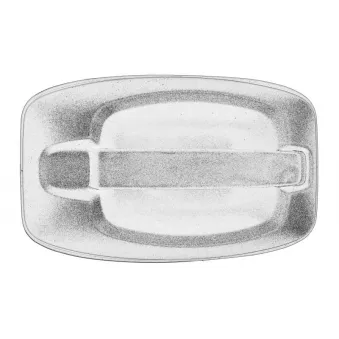 poignée de porte OE 1650899880