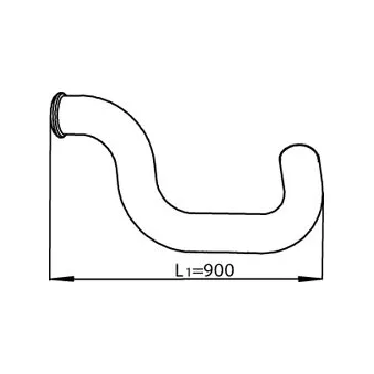 Tuyau d'échappement DINEX