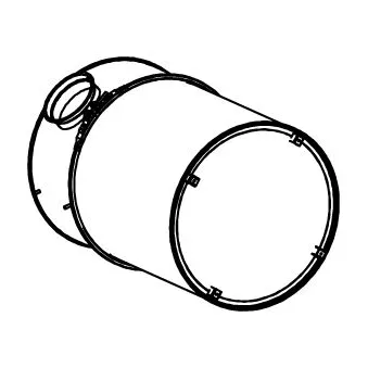 Silencieux arrière DINEX