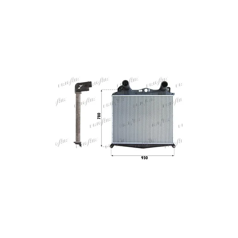 Intercooler, échangeur FRIGAIR 0737.3002