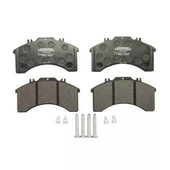 Jeu de 4 plaquettes de frein avant ROULUNDS 473781