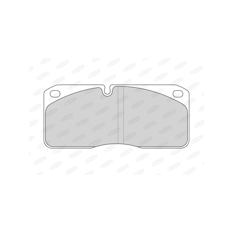 Jeu de 4 plaquettes de frein avant BERAL BCV29067T