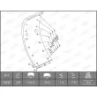 Kit de garnitures de frein, frein à tambour BERAL KBL15030.0-1561 - Visuel 2