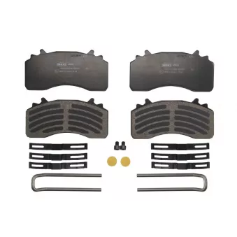 Jeu de 4 plaquettes de frein BERAL BCV29223TK