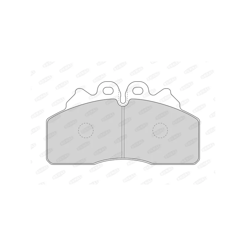 Jeu de 4 plaquettes de frein avant BERAL BCV29256T