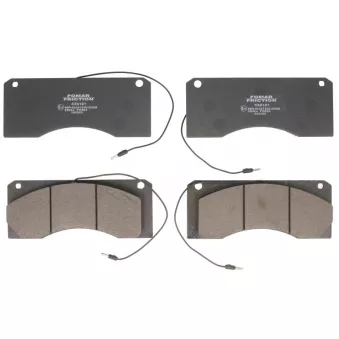 Jeu de 4 plaquettes de frein avant ROULUNDS 630181