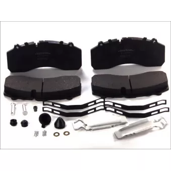 Jeu de 4 plaquettes de frein ROULUNDS 55674081