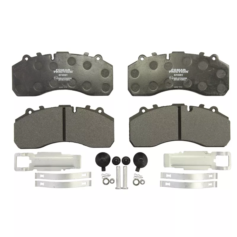 Jeu de 4 plaquettes de frein ROULUNDS 55674081 - Visuel 1