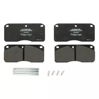 Jeu de 4 plaquettes de frein ROULUNDS 55494881