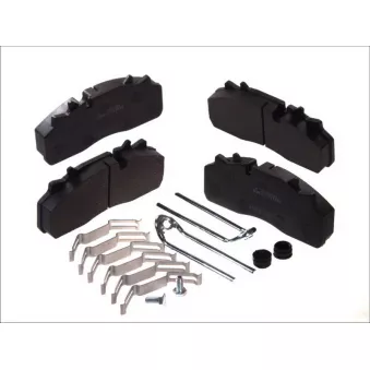 Jeu de 4 plaquettes de frein ROULUNDS 654281