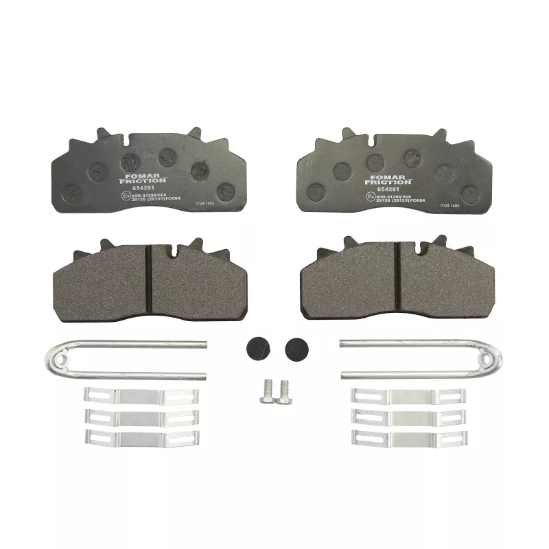 Jeu de 4 plaquettes de frein ROULUNDS 654281 - Visuel 1