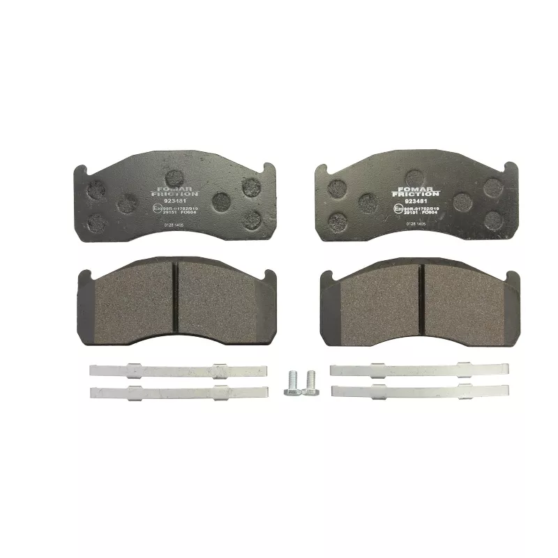 Jeu de 4 plaquettes de frein arrière ROULUNDS 923481 - Visuel 1