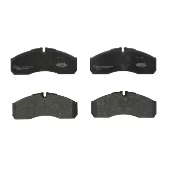 Jeu de 4 plaquettes de frein avant ROULUNDS 933581