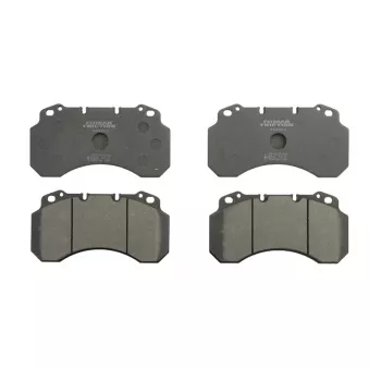 Jeu de 4 plaquettes de frein ROULUNDS 934081