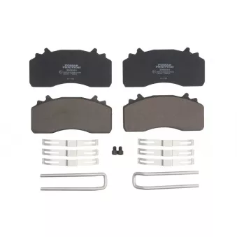 Jeu de 4 plaquettes de frein ROULUNDS 553002581PRO