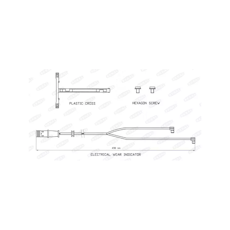 Témoin d'usure BERAL UAI182