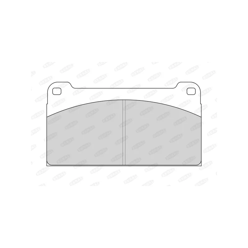 Jeu de 4 plaquettes de frein avant BERAL BCV29765TK